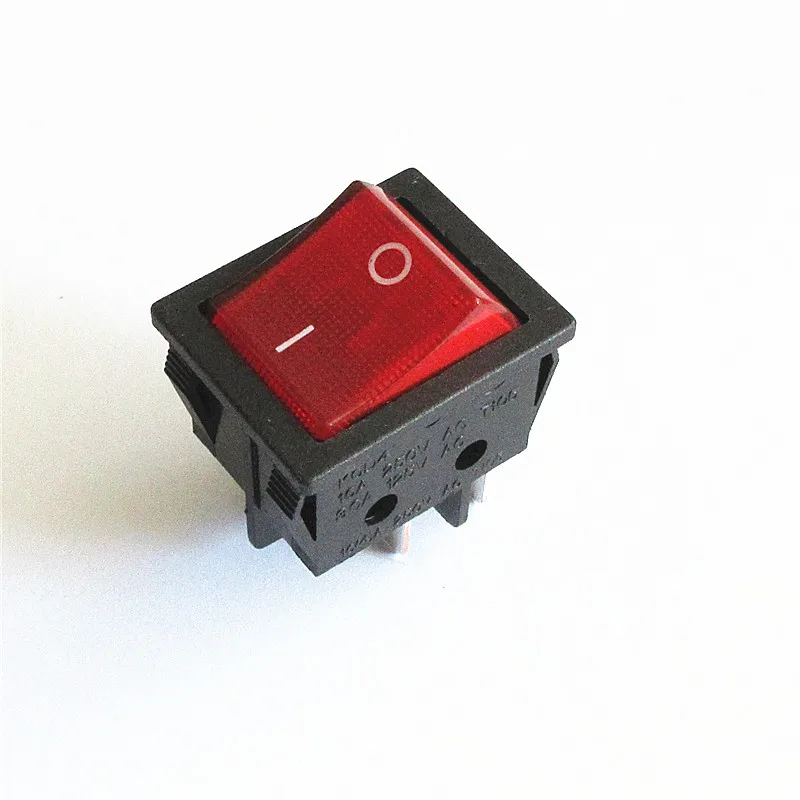 

Welding Machine Switch KCD4 Rocker Switch 30A/ 16A T8555 with Lights, Four Foot