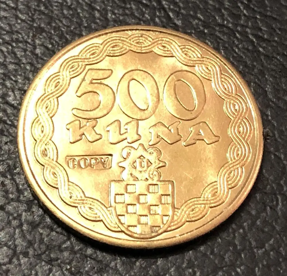 1941 хорватская 500 Куна жнец женщина