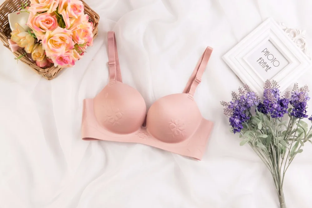 

Female sexy lace flower cup underwear bra fashion women clothing close friend wire Byustgalter selling products 2017