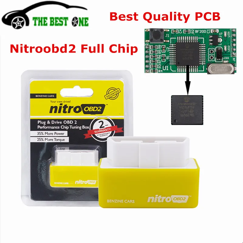 Оригинальный чип Nitroobd2 тюнинг для бензиновых автомобилей нитро OBD2 ECOOBD2 ECO