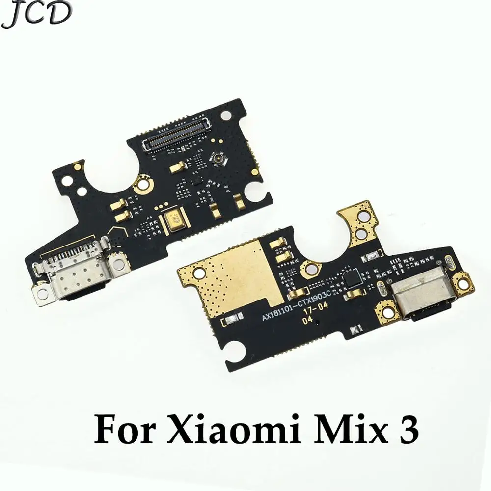 

JCD For Xiaomi Mi MIX 3 mix3 USB Charger Port Dock Connector PCB Board Charging Port Flex Cable Ribbon Spare Part