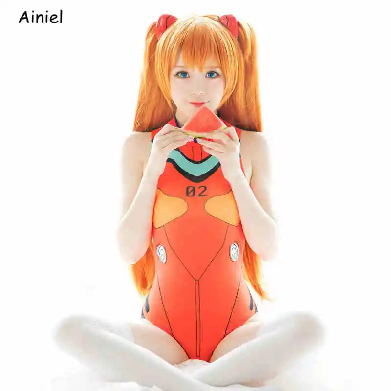 Неоновый костюм для косплея Ayanami Ray Ikari Shinji Soryu Asuka Langley свитер из ЭВА женский