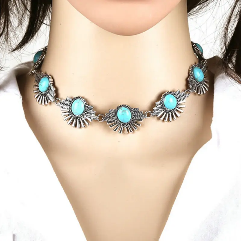 

2016 New Bohemian Statement Choker Necklace Jewelry Collier Femme Beads Necklaces & Pendants Maxi Necklaces For Women