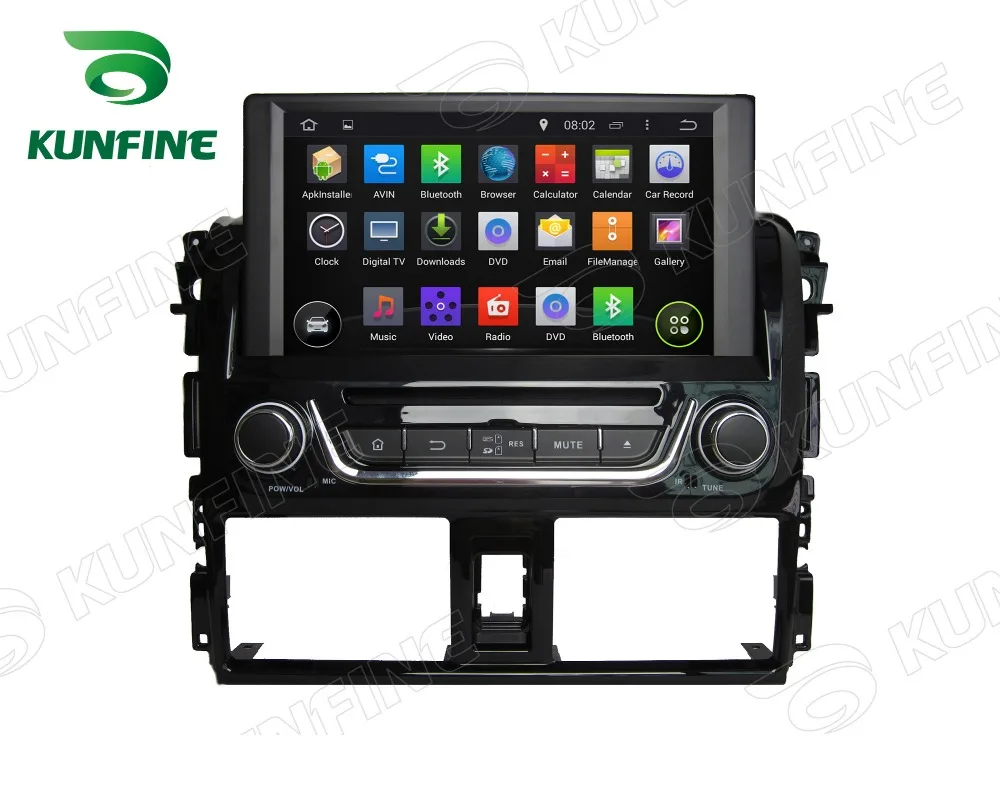 

Quad core 1024*600 Android 5.1 Car DVD GPS Navigation Player for TOYOTA Yaris 2014 with Radio steering wheel control Remote