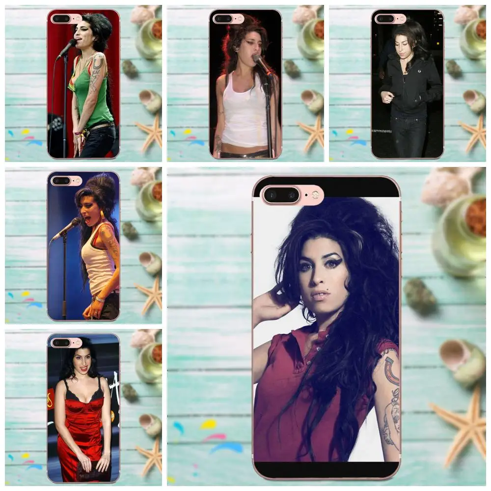 Singer Amy Jade Winehouse For Huawei Mate 7 8 9 10 20 P8 P9 P10 P20 P30 Lite Plus Pro 2017 TPU Capa Cover | Мобильные телефоны и