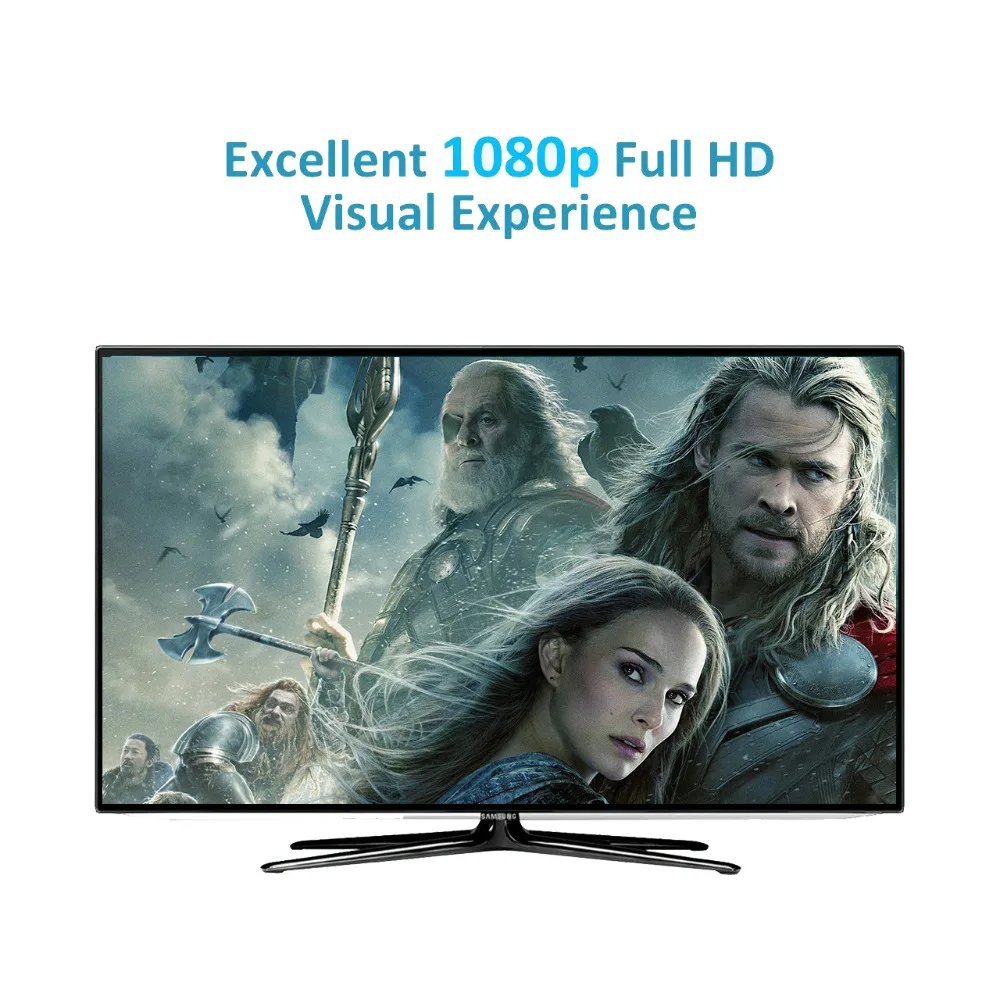 Кабель переходник Rovtop 1080P VGA папа HDMI мама с аудио и USB кабелем|Кабели VGA| |