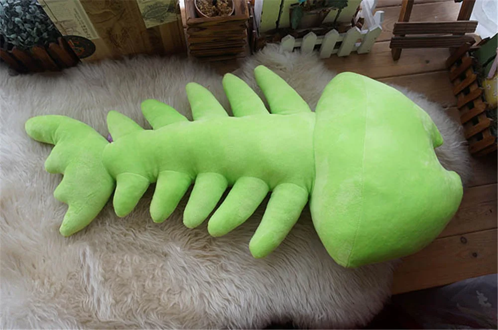 Big Kawaii Realistic Fish Bone Plush Pillow Stuffed Cartoon Fish Shape Cushion Toy Gift Decoration 03