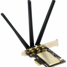 WTXUP для Broadcom BCM943602CS BCM94360CSAX BCM94331CSAX WLAN Card беспроводная сетевая карта конвертер PCI-E адаптер+ 3 x 6dBi антенна для Apple Wi-Fi кард