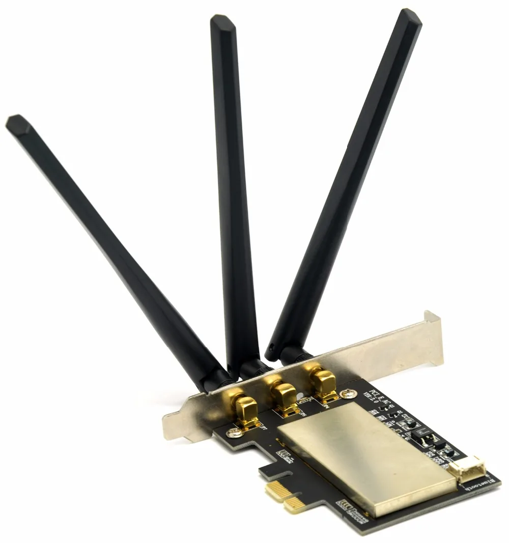 WTXUP для сетевой карты Broadcom BCM943602CS BCM94360CSAX BCM94331CSAX адаптер WLAN + антенна 3x6 дБи Wi Fi