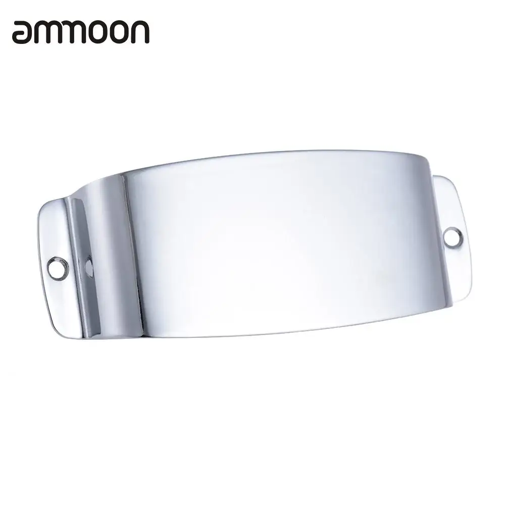 Chrome Plated Steel Guitar Pickup Cover Protector For Jazz Bass