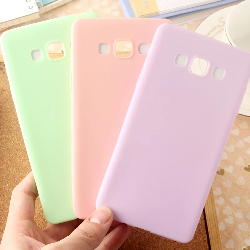 Ultra-thin Candy Color Case for Samsung Galaxy S8 S9 Plus S6 S7 Edge J1 J3 J5 J7 A3 A5 A7 2016 2017 Silicon TPU Soft Phone Cases