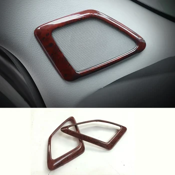 

ABS Plastic For Toyota Land Cruiser Prado FJ150 2018 A-Pillar Door window Speaker Sound Audio Frame Cover Trim accessories 2Pcs