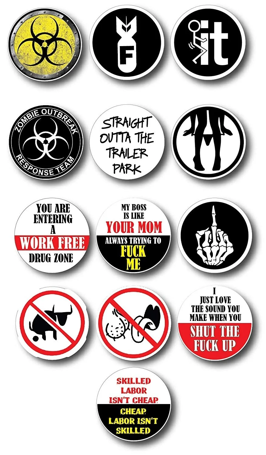 construction hard hat decals