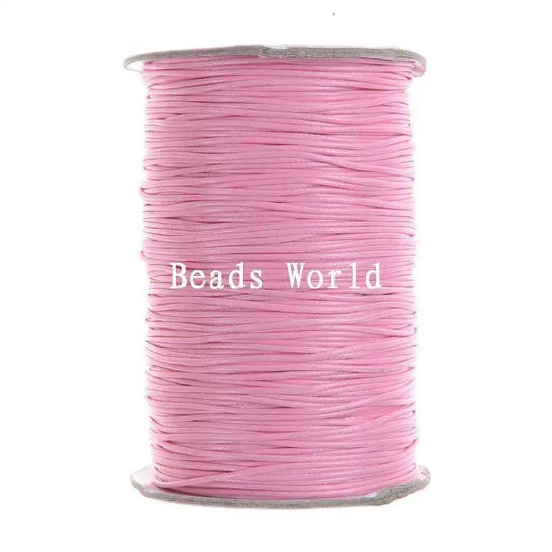Best Quality 1 Roll(Approx 170M) Wax Rope Handmade DIY Jewelry Thread Cotton Cord Findings 1mm Dia(W05600-W05607) | Украшения и