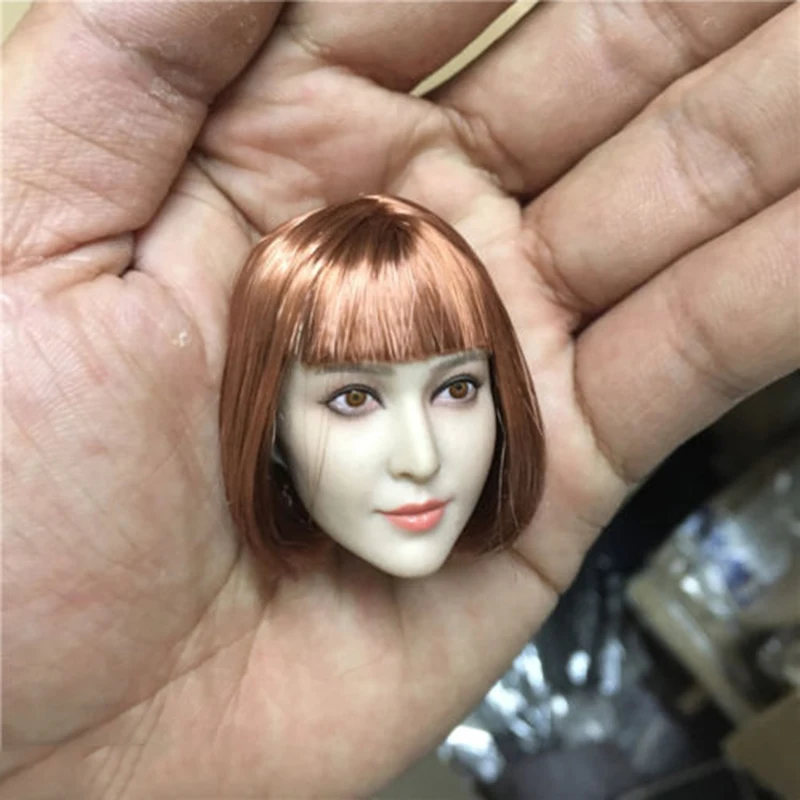 1/6 BingbingFan Blink короткие волосы женская голова Лепка для 1" фигурки коллекционные игрушки подарок
