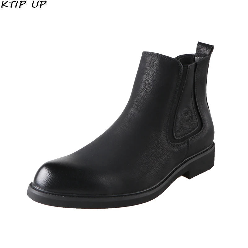 

Luxury Brand Shoes Mens New Men Botas Work Shoes Leather Man Boots Add Wool Casual Martin Boot Male Large Boots Men Zapatos