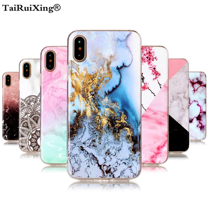 

Fashion Marble Stone Soft Silicone TPU Slim Back Case Cover For Samsung A6 A8 Plus J4 J6 J3 J7 J8 2018 A3 A5 J5 J7 2017 EUCase