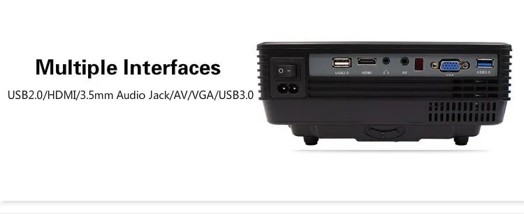 RD805A Portable Mini LED Projector description image 5