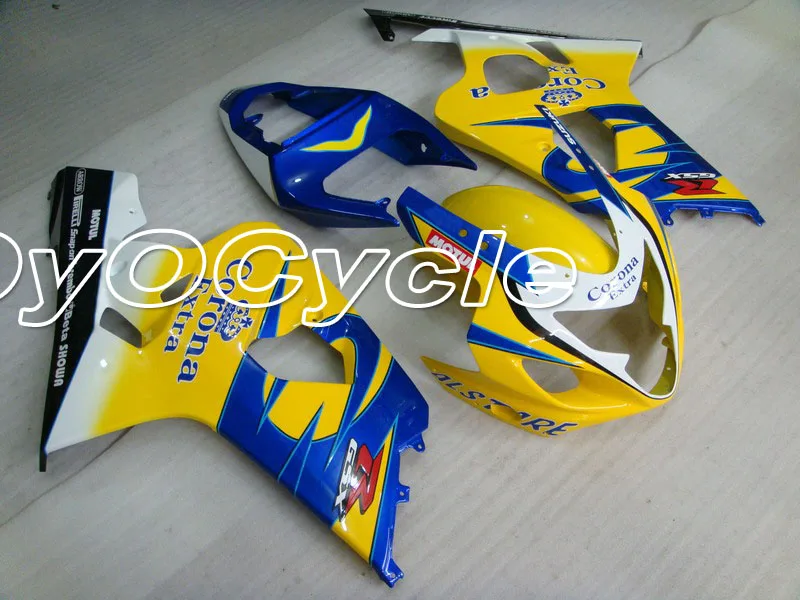 

For 04-05 Suzuki GSXR600 GSXR750 K4 GSXR 600 750 Injection Motorcycle ABS Fairing Bodywork Kit 2004 2005 Yellow Blue