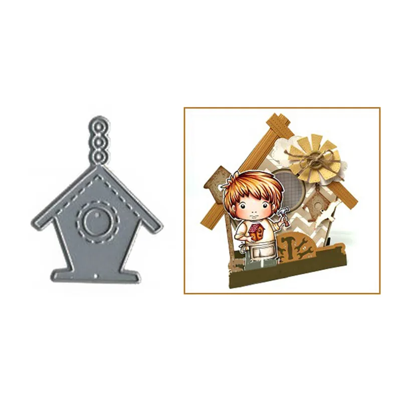 

Birdhouse Metal Cutting Dies for Scrapbooking New 2019 Crafts Cuts Card Making Album Embossing Stencil