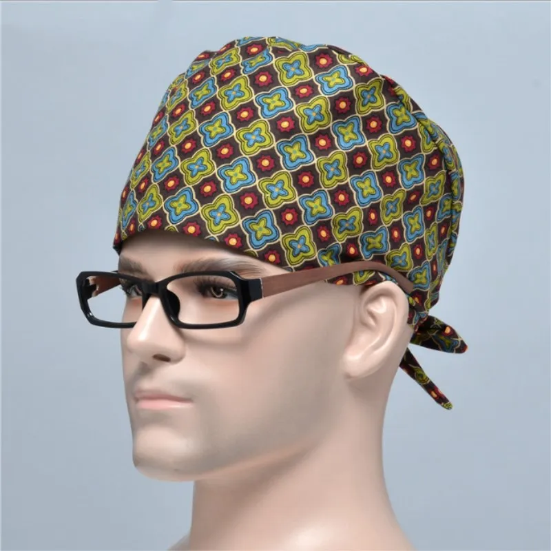 2 pcs Adjustable Man Doctor Nurse Working Cap Natural Cotton Material Surgical Caps Add sweat-absorbent towel for Hospital 2 pcs Adjustable Man Doctor Nurse Working Cap Natural Cotton Material Surgical Caps Add sweat-absorbent towel for Hospital