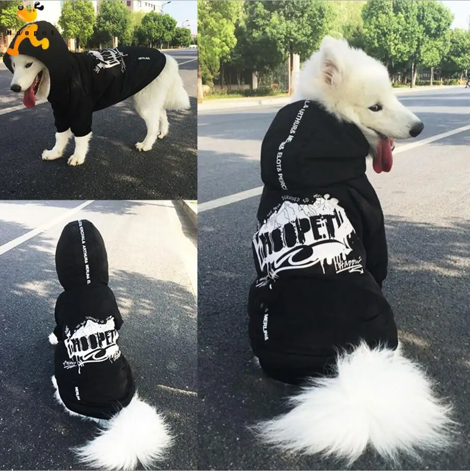 New Fashion Pet Large Dogs Clothes Warm Leisure Style Autumn Pet Large Dogs Clothes Warm Leisure