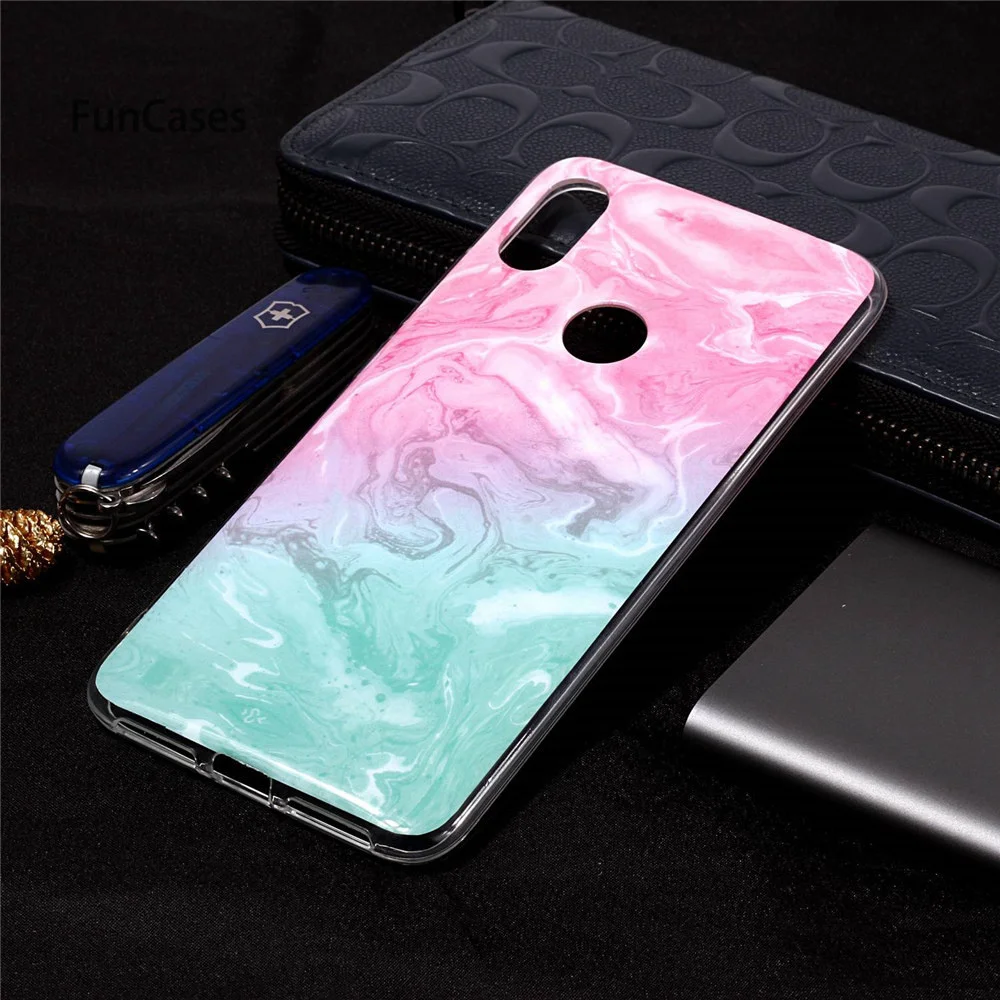 ТПУ чехол для телефона Xiao mi Red S2 3 S 4A 4X5 плюс 6 6A Pro Note 4X 5A 6X A2 8 Pocophone F1 Мрамор Coque 5
