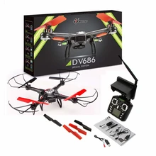 V686 Fpv Rc Drones With Camera Hd Wltoys Professional Drones Quadcopters With Camera Remote Control Flying Camera Helicopter