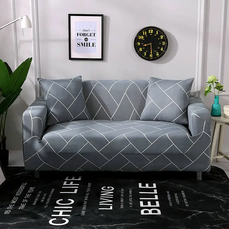 Эластичный чехол для дивана, все включено, чехол для дивана разной формы, диван для влюбленных стульев, L-style, чехол для дивана - Цвет: colour18