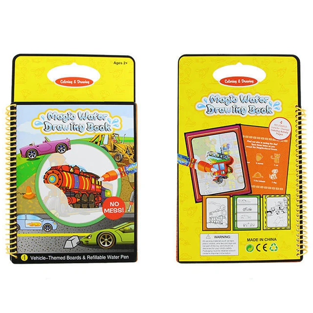 Download Aliexpress.com : Buy New arrives Magic Kids Water Drawing Book with 1 Magic Pen / Intimate ...