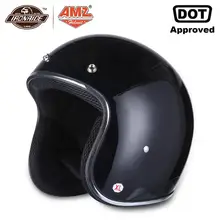 AMZ moto rcycle шлем cascos para moto Ретро винтажный Мото шлем Casco шлем скутер шлем точка сертификации для мужчин и женщин