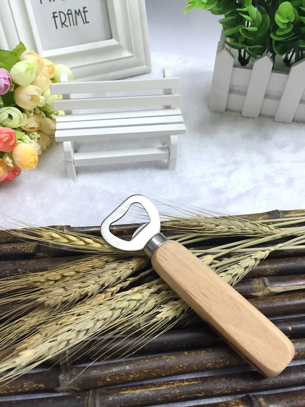 3000PCS Personalized Engraved Stainless steel Wood Handheld Bartender