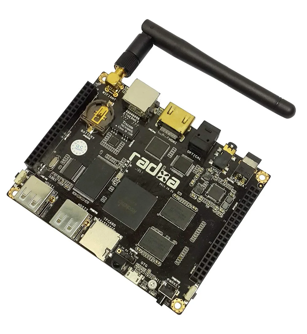 

Rock Pro RK3188 2G RAM 8G Flash open source Single-board Computer