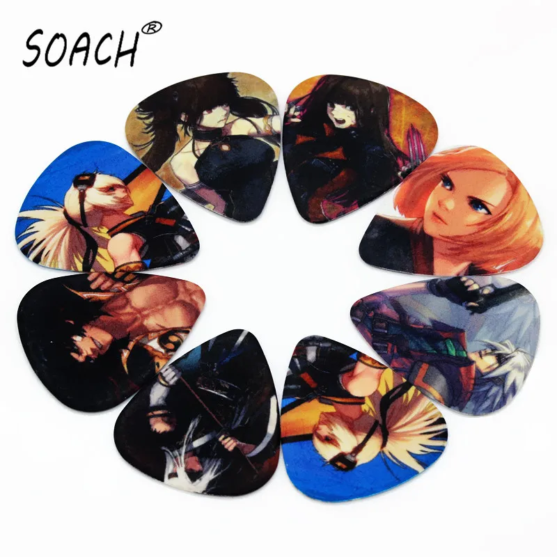 

SOACH 50PCS 1.0mm Hot sale two side print pick DIY design pick guitar picks guitar paddle Guitar Accessories ukulele bass