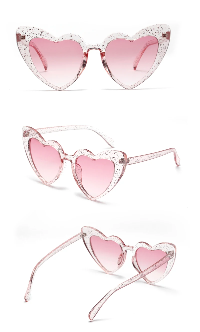 Heart Shaped Sunglasses For Women detail (5)