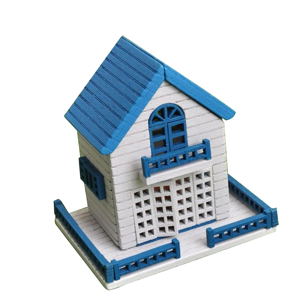 DIY Mansion Double Attic Doll House with Furniture and Accessories 1/12 Fairy Tale Cottage