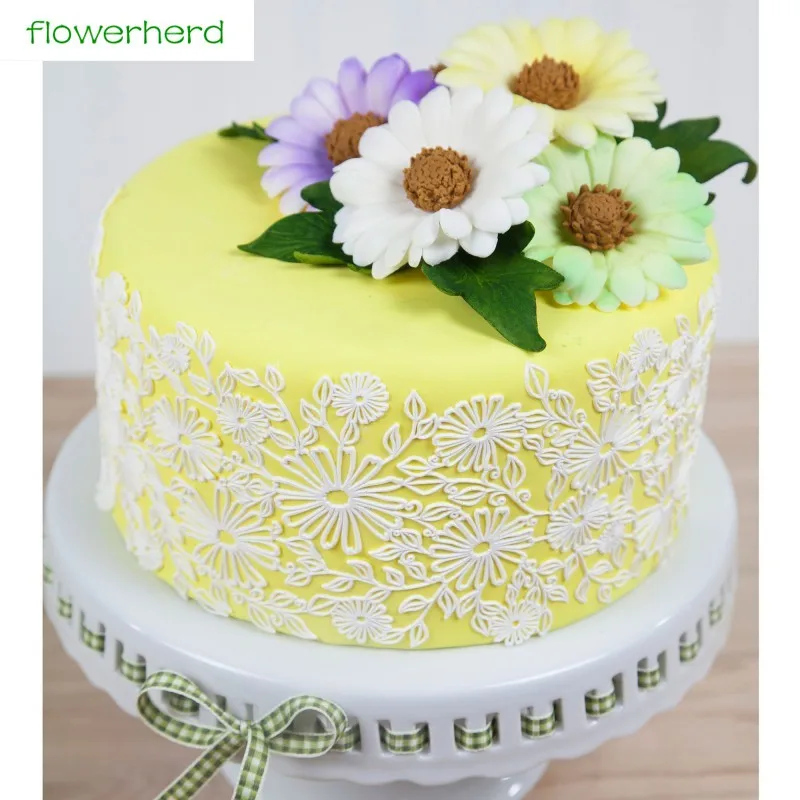 Летний Бриз силиконовый шнурок мат Fondant силиконовые формы для торта с мелким
