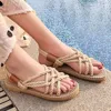 Sandals Woman Shoes Braided Rope With Traditional Casual Style And Simple Creativity Fashion Sandals Women Summer Shoes 16
