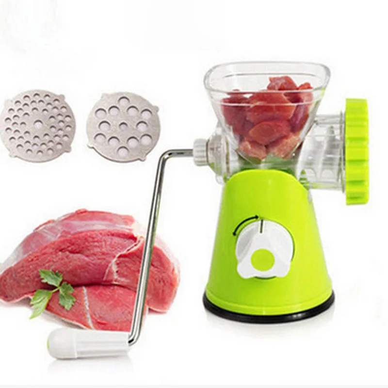 

Manual Rotation Meat Grinder Multi-function Stainless Steel Blade Cooking Machine Sausage Machine Kitchen Accessories