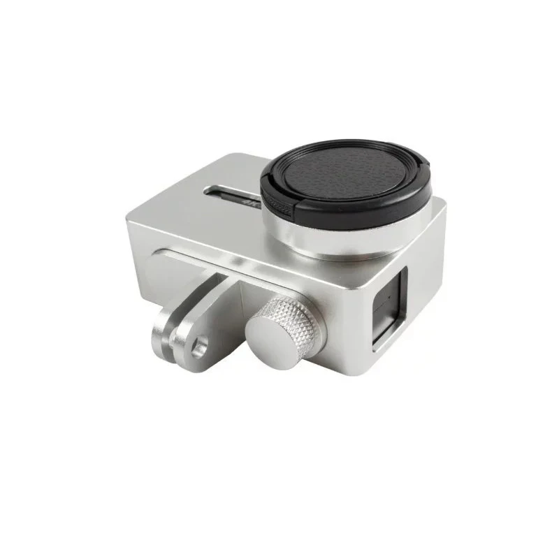 Metal Frame Protective Housing Case With lens cap For Xiaomi Yi 2 Xiaoyi 2 4K Action Sport Camera Accessories CNC Aluminum Cover (7)
