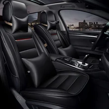 Подушка для сиденья автомобиля горячая Высококачественная Крышка для сиденья автомобиля Вышивка эко-кожа универсальное роскошное автокресло