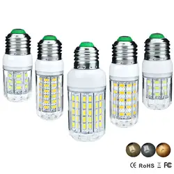 24 27 30 36 48 56 59 69 72 96leds E27 Светодиодная лампа Заменить компактная люминесцентная лампа cfl AC 220 В 5 Вт 7 Вт 9 Вт 12 Вт 15 Вт 20 Вт 25 Вт