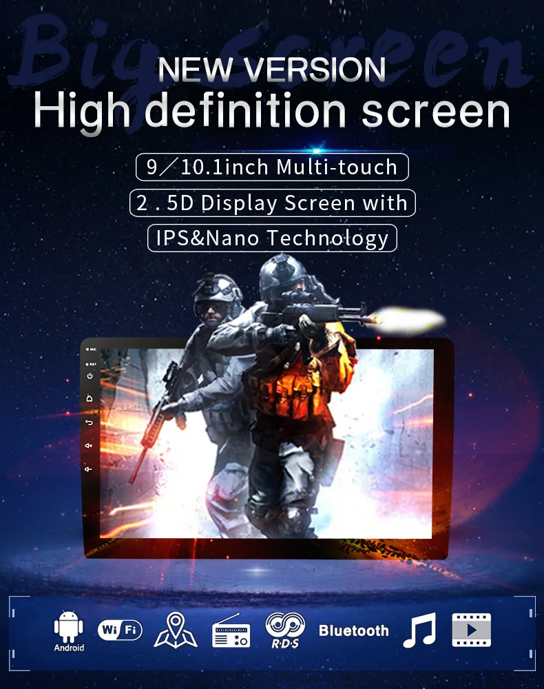 Discount Octa Core 1024*600 Android 8.1 Car DVD GPS Navigation Player Deckless Car Stereo For Peugeot 301 2014 Radio Headunit Device wifi 5