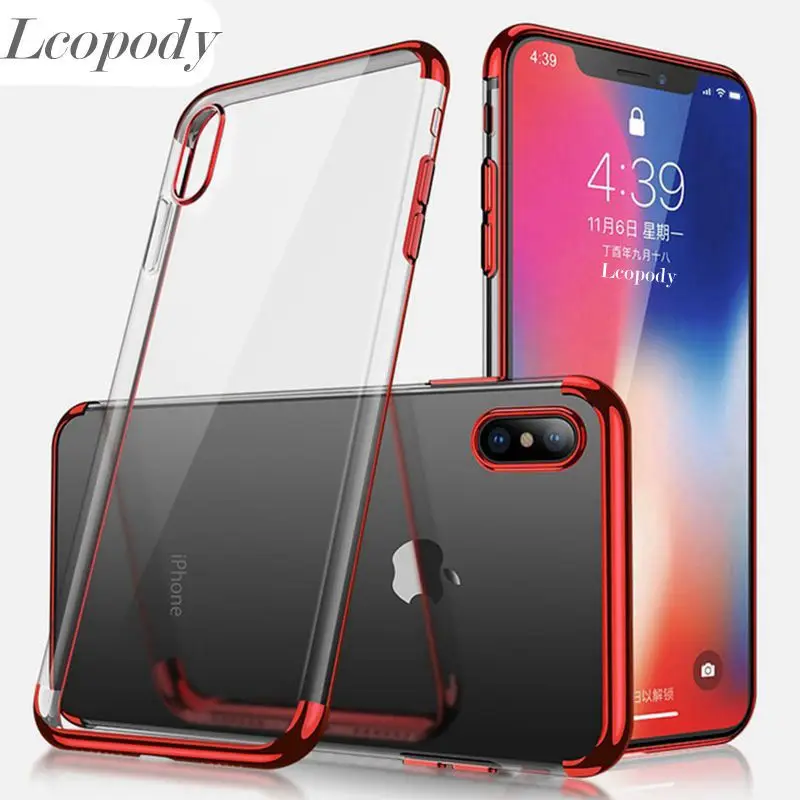 

For iPhone X XR XS MAX 7 6 6s 8 Plus Color phone case Simple Solid Color Ultrathin Soft TPU Color Back Cover Capa FOR IPHONE