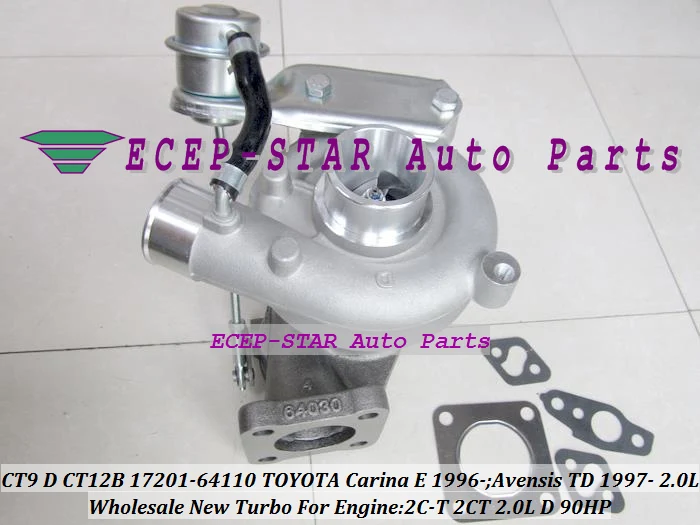 Турбокомпрессор CT9 17201-64170 для TOYOTA пикника Previa Estima Emina Lucida Carina Corona CMX10 1997- 3C-TE 3CTE л 90