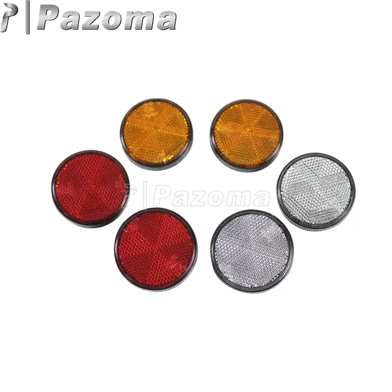 round bike reflectors