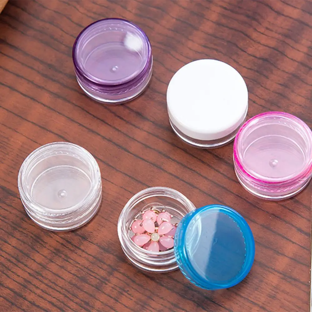 ISKYBOB Горячая небольшой прозрачный пластиковый контейнер для образцов для девочек макияж мини бутылка горшок Косметические Контейнеры инструменты
