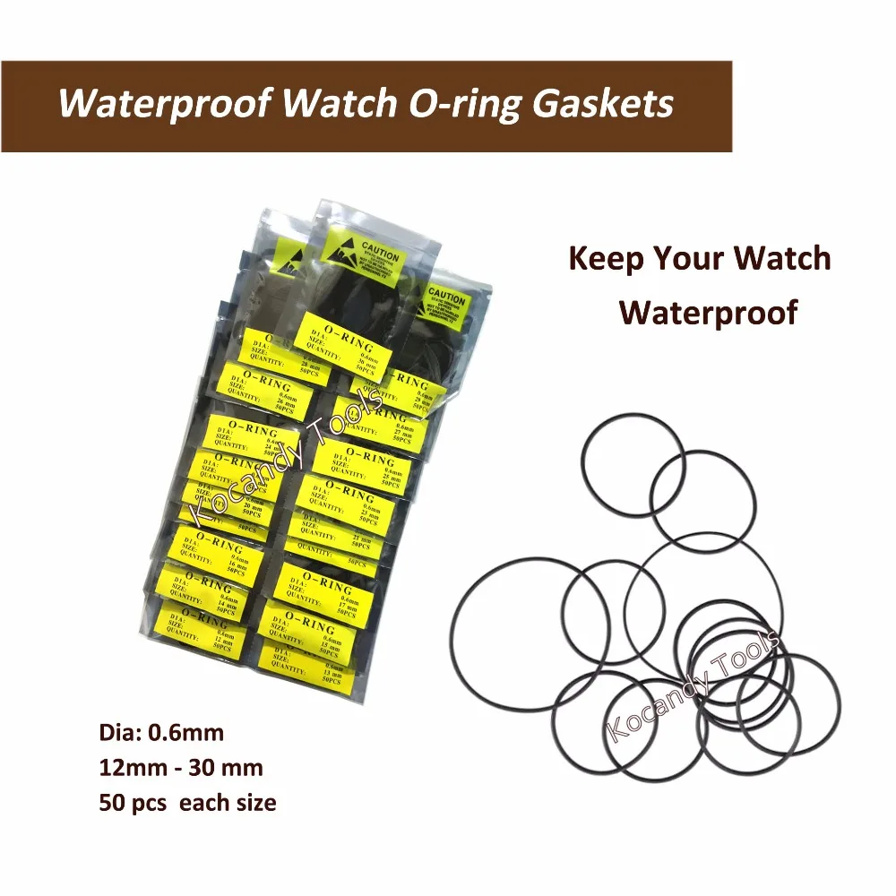 Diameter 0.6mm Size 12 30mm Excellent Quality O Ring Watch Case Back