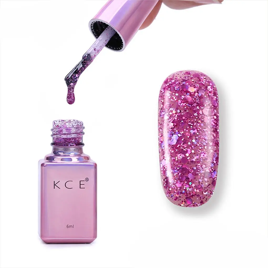 6ML UV Gel Nail Polish Purple Colors Gel Semi Permanent Gel