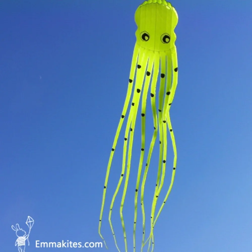 Outdoor Speelgoed 15 M Grote 3D Kite Buis-Vormige Parafoil Octopus Kite Ripstop Nylon Zachte Kite Outdoor Speelgoed 15 M Grote 3D Kite Buis-Vormige Parafoil Octopus Kite Ripstop Nylon Zachte Kite